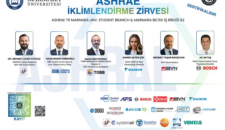 ASHRAE İklimlendirme Zirvesi, Sektör Temsilcilerini Marmara Üniversitesi’nde Bir Araya Getiriyor